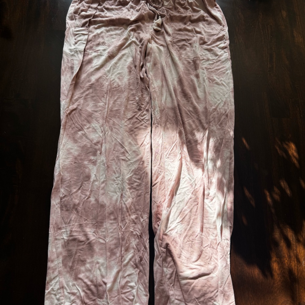 Pink Tie-Dye Lounge Pants